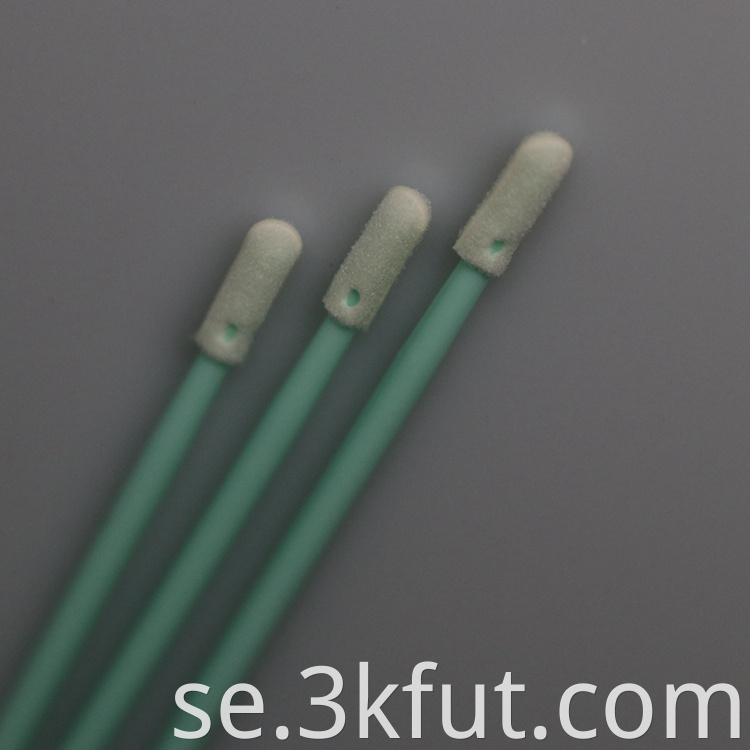 fiber optic clean foam swab